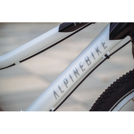 Велосипед подростковый Alpinebike Pegas 3-24 белый мрамор
