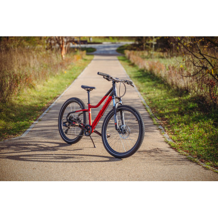 Велосипед подростковый Alpinebike Pegas 7-24 рассветный оранжевый