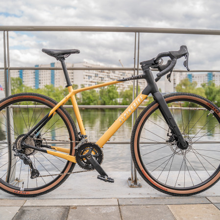 Велосипед гравийный Alpinebike Spirit 20 золотой песок
