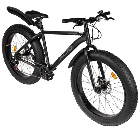 Велосипед 26' ACID F 660 D Black Flat/Dark Gray 2026