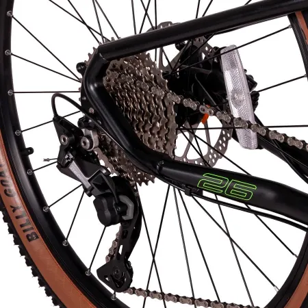 Велосипед 26" ACID Pro R-Six Black-flat/Neon-green Oil Fork (groupsets Shim...