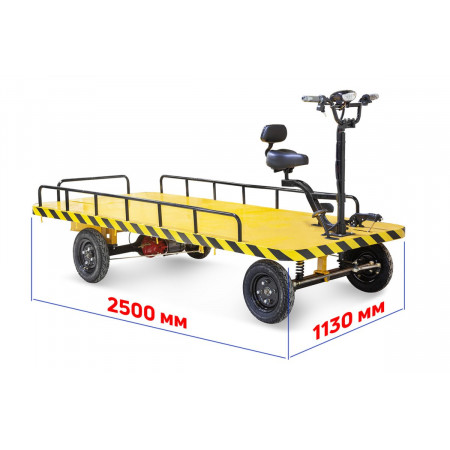 Платформенная тележка электрическая Rutrike СКЛАД 2500, 023229