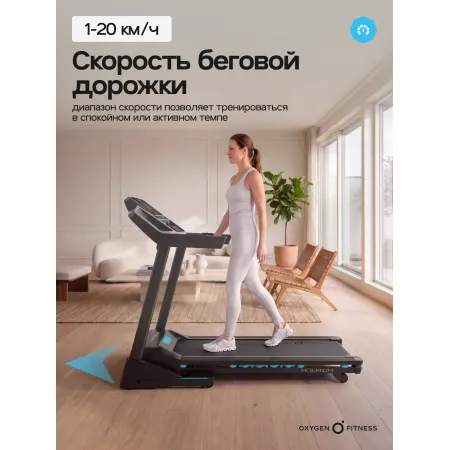 Беговая дорожка домашняя OXYGEN FITNESS HOLMIUM