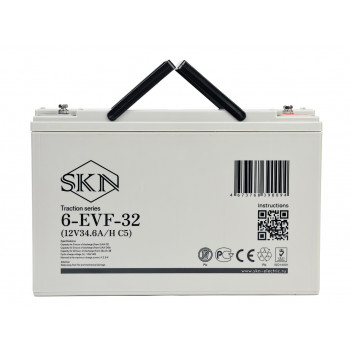 Тяговый аккумулятор SKN 6-EVF-32 (12V34.6A/H C5), 0000056