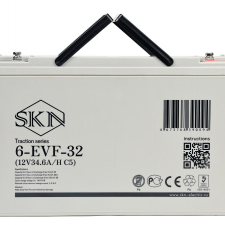 Тяговый аккумулятор SKN 6-EVF-32 (12V34.6A/H C5), 0000056