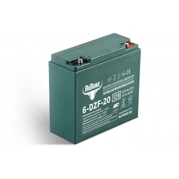 Тяговый аккумулятор Rutrike 6-DZF-20 (12V20A/H C3), 022834