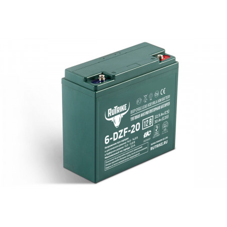 Тяговый аккумулятор Rutrike 6-DZF-20 (12V20A/H C3), 022834