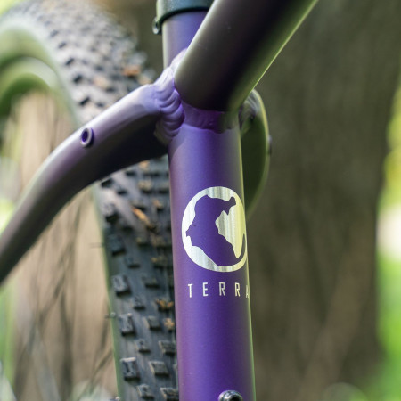 Велосипед горный Alpinebike Terra 9 фиолетовый космос