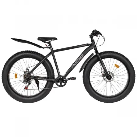 Велосипед 26' ACID F 660 D Black Flat/Dark Gray 2026