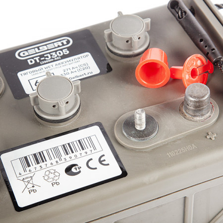 Тяговый WET аккумулятор Gelbert DT-J305 (J305H-AC) 6V271A/H C5, 0000112