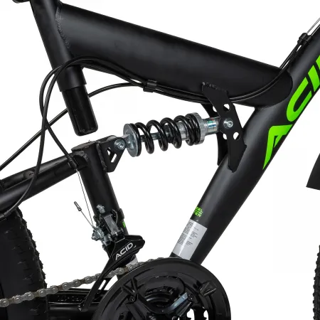 Велосипед 26' ACID F 640 D Black Flat/Neon Green 2026