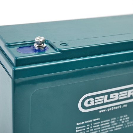 Тяговый аккумулятор Gelbert 6-EVF-32 (12V34.6A/H C5), 0000044