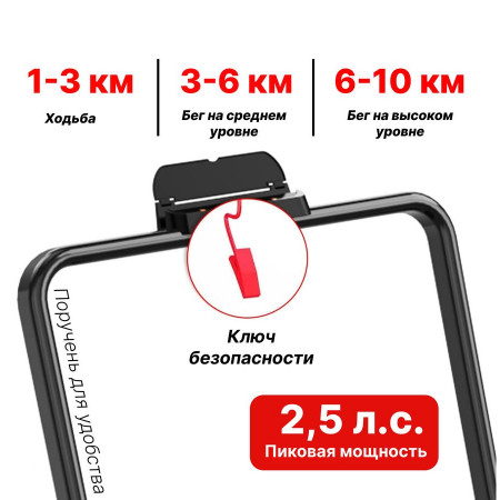 Беговая дорожка DFC SPARNOD 113 x 42 см