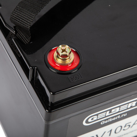 Литиевый тяговый аккумулятор Gelbert LiFePO4 (12V/105Ah/100А) [ 6-EVF-100] Bluetooth, 0000177