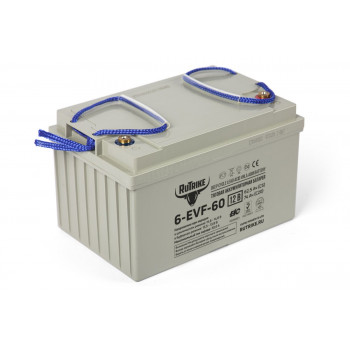 Тяговый аккумулятор Rutrike 6-EVF-60 (12V60A/H C3), 022599