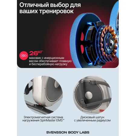 Эллиптический тренажер домашний SVENSSON BODY LABS TITAN