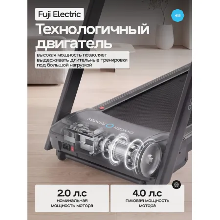 Беговая дорожка домашняя OXYGEN FITNESS SPEEDSTER