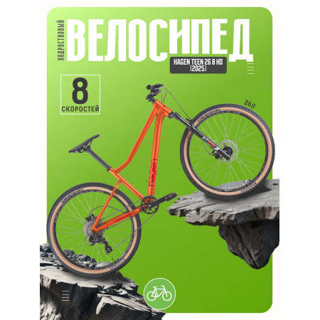 Велосипед Hagen Teen 26 8 HD (2025)