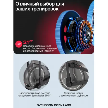 Эллиптический тренажер домашний SVENSSON BODY LABS ZENON