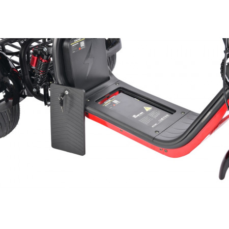 Электротрицикл WHITE SIBERIA PRO TRIKE 3000W BLACK