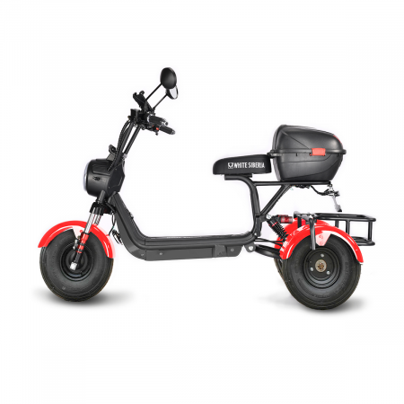 Электротрицикл WHITE SIBERIA TRIKE MINI RED 1500W