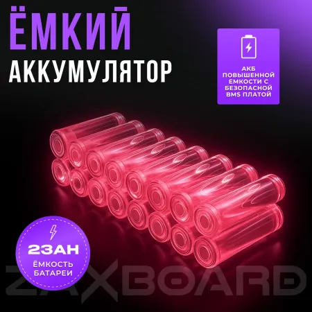 Электросамокат ZAXBOARD MOTO V2 AQUA TEM-245