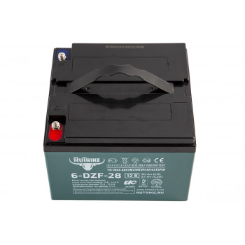Тяговый аккумулятор Rutrike 6-DZF-28 (12V28A/H C3), 022836
