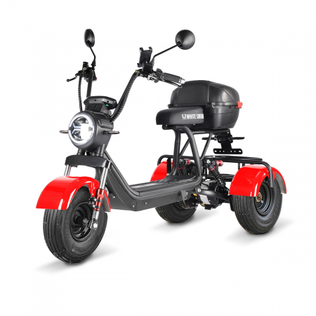 Электротрицикл WHITE SIBERIA TRIKE MINI RED 1500W