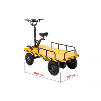 Платформенная тележка электрическая Rutrike СКЛАД 1500, 022964