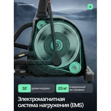Эллиптический тренажер с автонаклоном SVENSSON INDUSTRIAL LUMION