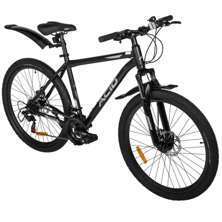 Велосипед 26' ACID F 600 D Black Flat/Silver 2026