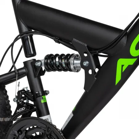 Велосипед 24' ACID F 440 D Black Flat/Neon Green 2026