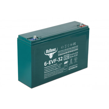 Тяговый аккумулятор Rutrike 6-EVF-32 (12V32A/H C5), 021662