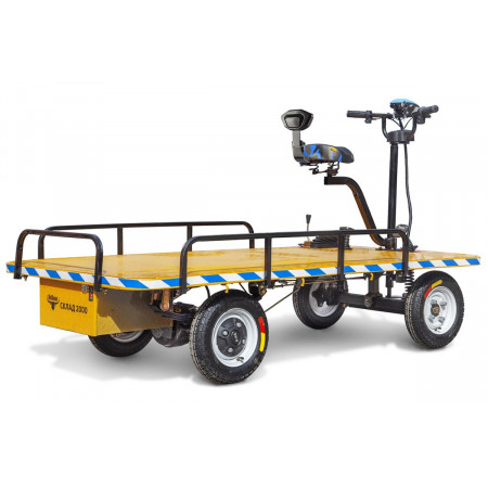 Платформенная тележка электрическая Rutrike СКЛАД 2000, 021705