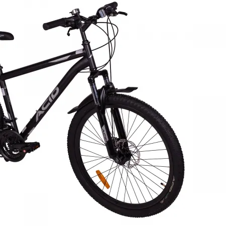 Велосипед 26' ACID F 600 D Black Flat/Silver