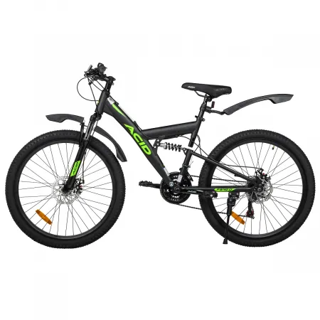 Велосипед 26' ACID F 640 D Black Flat/Neon Green 2026