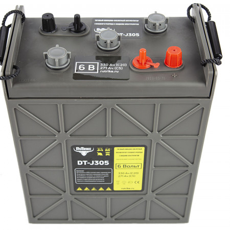 Тяговый WET аккумулятор Rutrike DT-J305 (J305H-AC) 6V271A/H C5, 024200