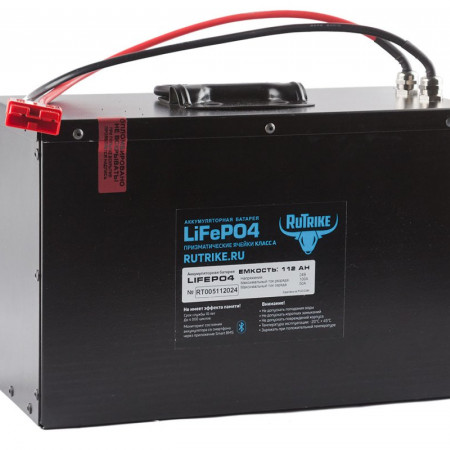 Аккумуляторная батарея LiFePo4 24V112Ah(100A) без дисплея, BMS смарт, 025103