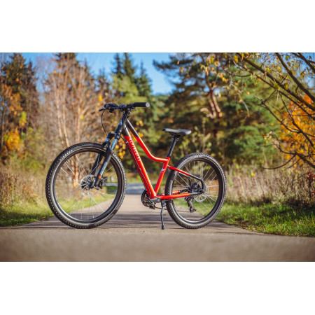 Велосипед подростковый Alpinebike Pegas 7-24 рассветный оранжевый