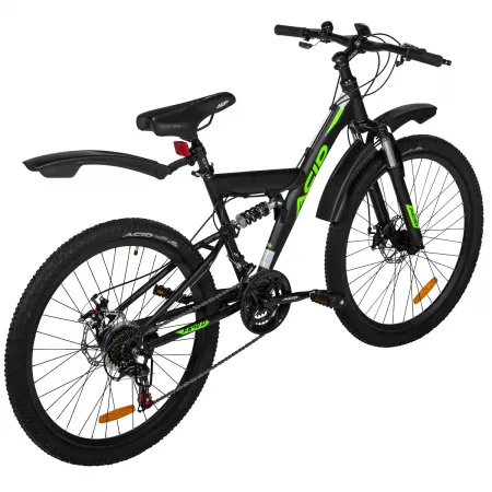 Велосипед 26' ACID F 640 D Black Flat/Neon Green 2026