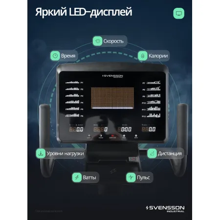 Велотренажер горизонтальный SVENSSON INDUSTRIAL LUMION