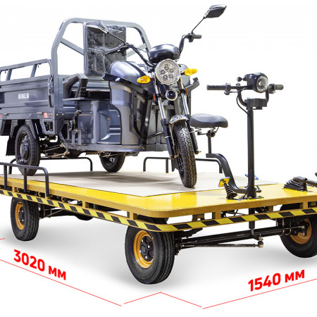 Платформенная тележка электрическая RuTrike СКЛАД 3000 NEW
