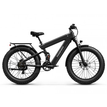 Электрофэтбайк PUCKIPUPPY Bulldog (стальной серый)