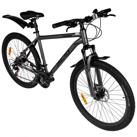 Велосипед 26' ACID F 600 D Gray Flat/Black 2026