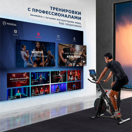 Велотренажер YESOUL Smart Spinning bike V1 PLUSE