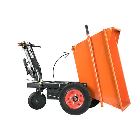 Rutrike Самоходная тачка «Ковш» СТК 500 48V800W подставка для ног, 027140