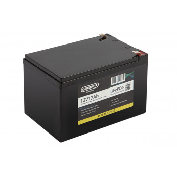 Литиевый тяговый аккумулятор Gelbert LiFePO4 (12V/12Ah/12A) [6-DZF-12, 6-DZM-12], 0000171