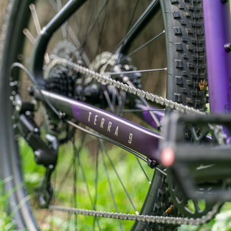 Велосипед горный Alpinebike Terra 9 фиолетовый космос