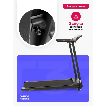 Беговая дорожка домашняя CARBON FITNESS T370