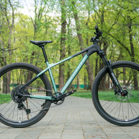 Велосипед горный Alpinebike Prime 10 туманный зеленый